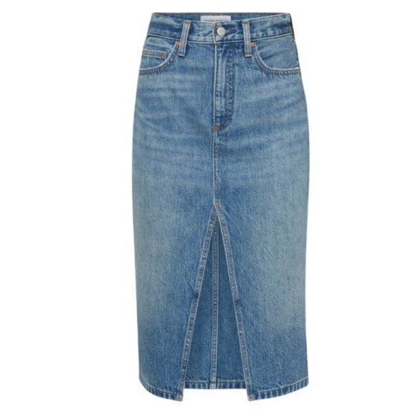 Aritzia Dresses & Skirts - NWT Aritzia Denim Forum The '90s Halle Denim Skirt